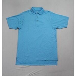 Bobby Jones Men Blue Polo Golf Collared X-H20 Size Meduim